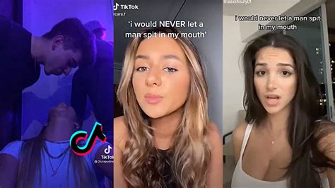 The song that goes with the challenge is Sex Talk by Megan Thee Stallion, and girls are seemingly doing the challenge to imitate explicit videos, which definitely raises the issue of the safety of TikTok for young, impressionable. . Spit in mouth tiktok